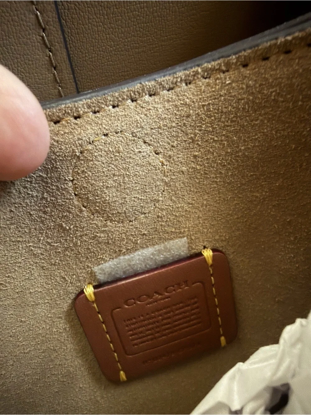 Coach Peanut  Suede Lana 23 Satchel NWT HTF